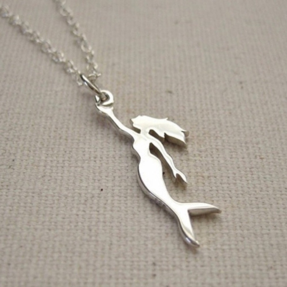 Last one ❣️ mermaid silver chain necklace - Picture 3 of 3